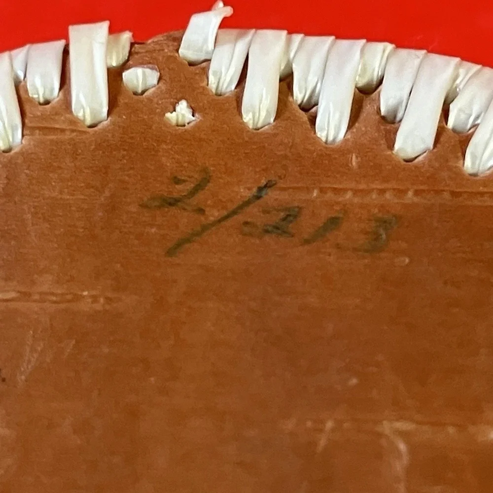 Vintage Birch Bark Quill Medium Box‎ with Bird / 3.25